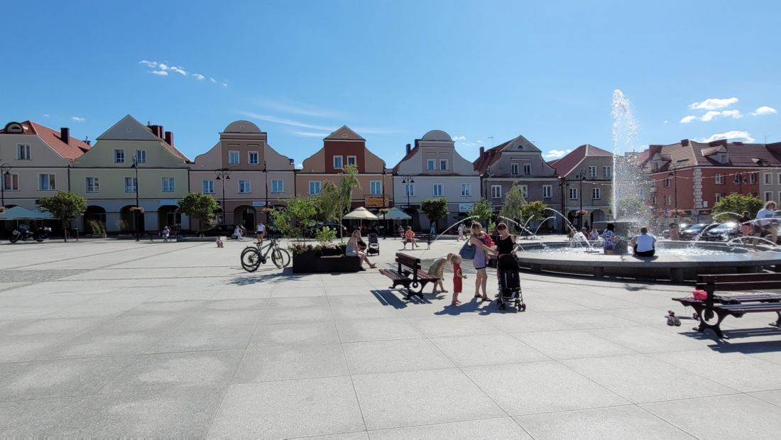 Stary Rynek w Łomzy po rewaloryzacji