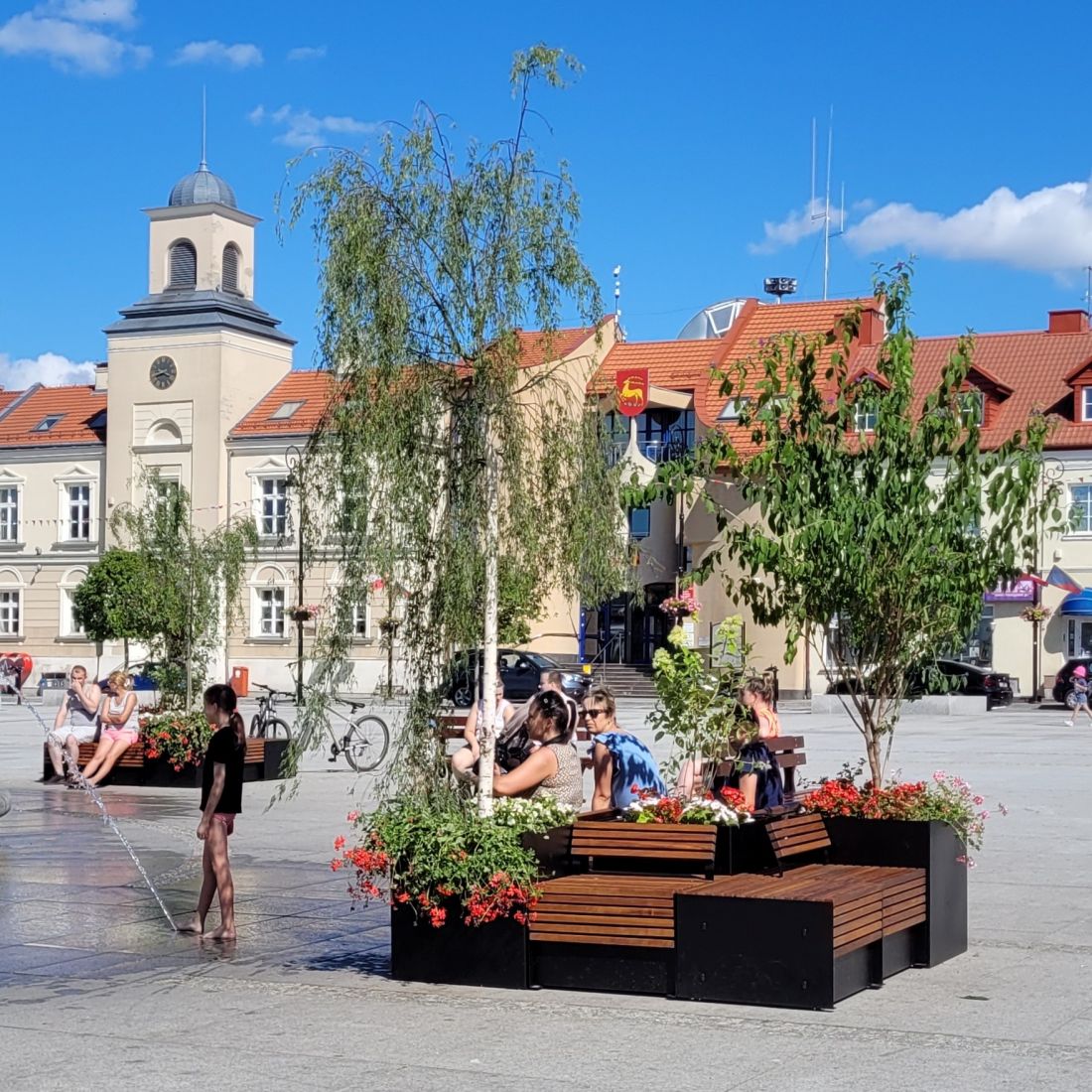 Stary Rynek w Łomzy po rewaloryzacji 