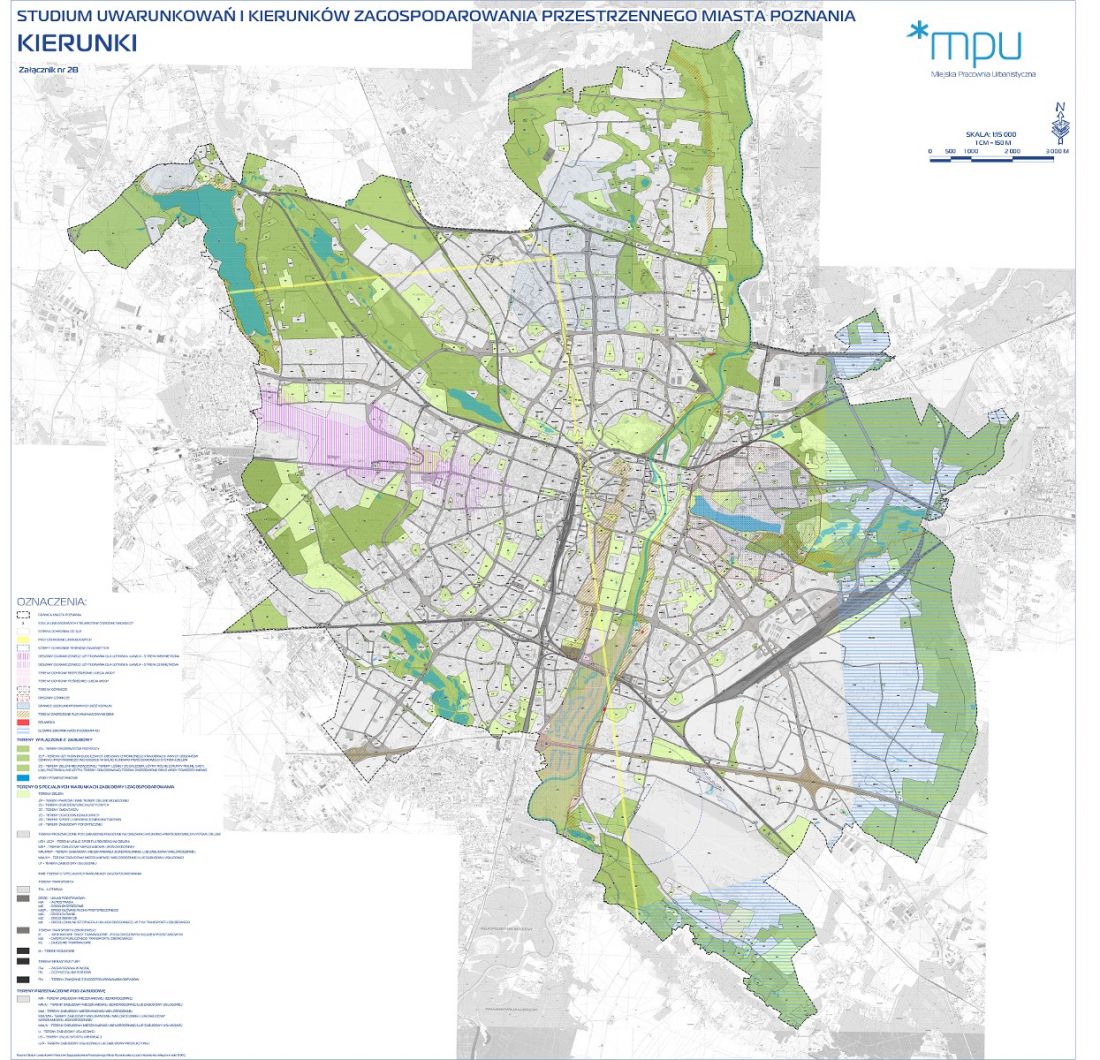 Studium uwarunkowań i kierunków zagospodarowania dla Poznania- nowelizacja