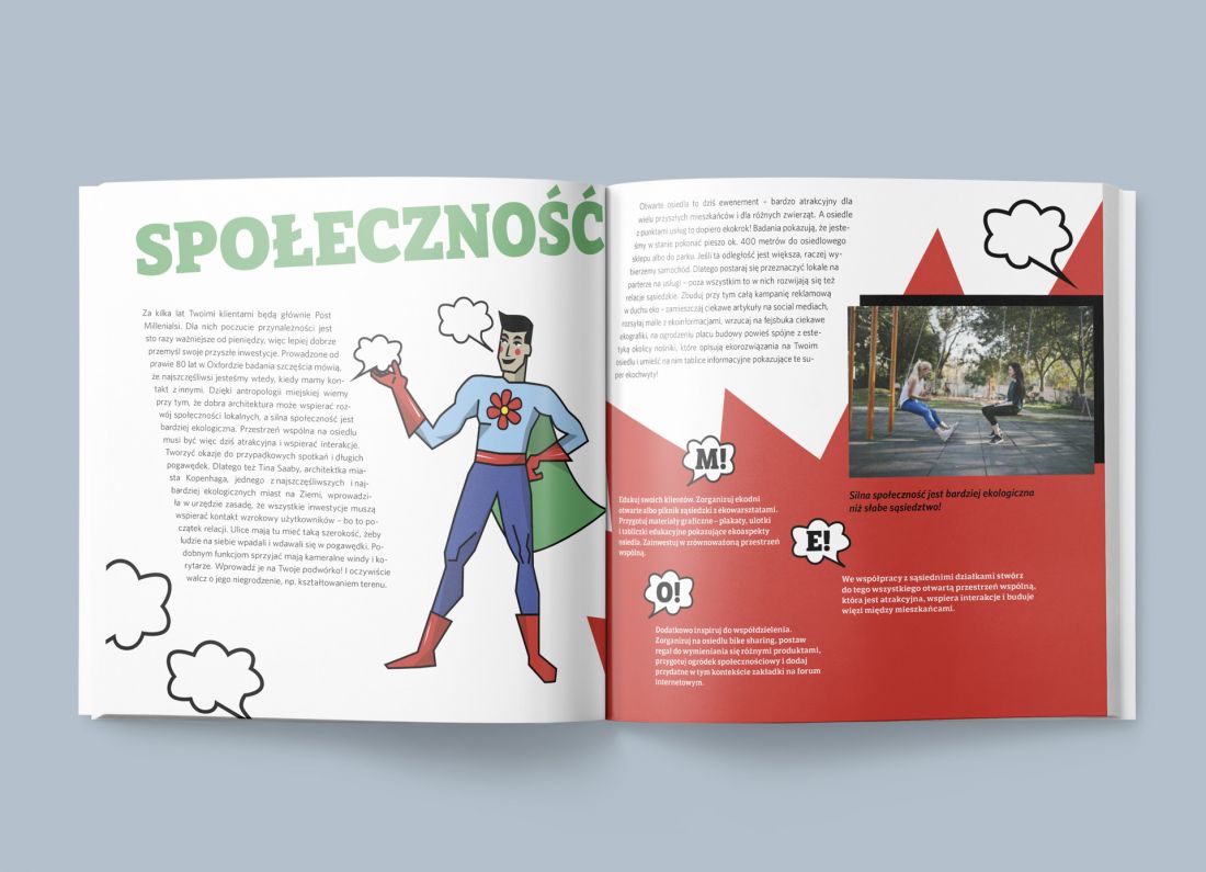 przykładowe strony z przewodnika „Eco Avengers”