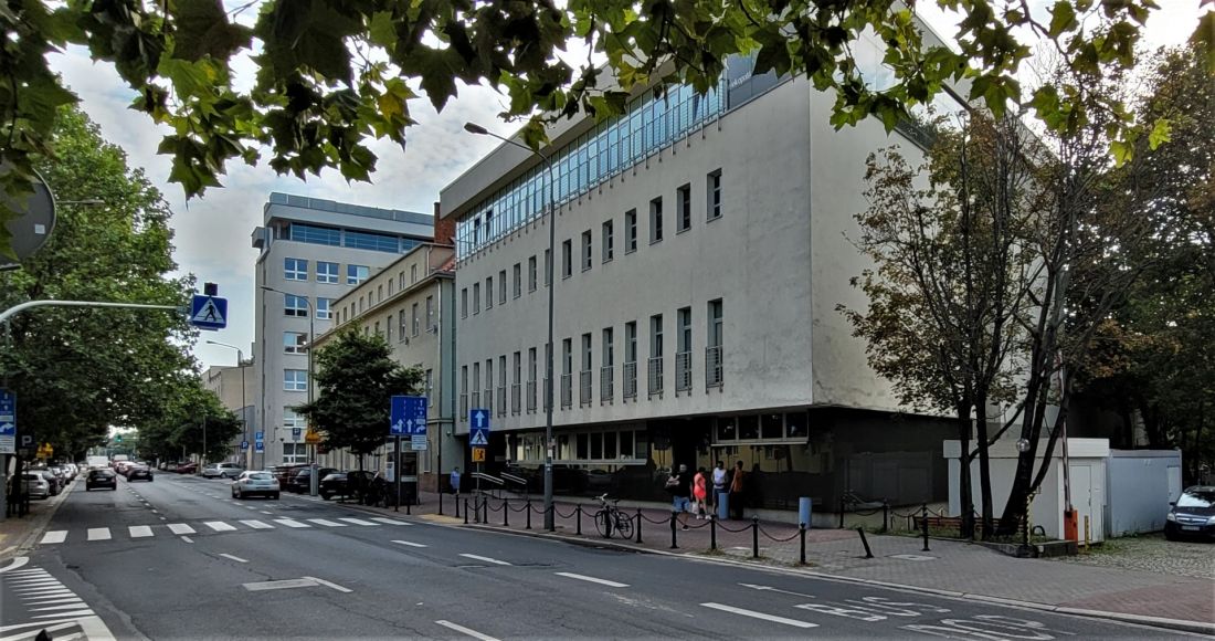 Wielkopolskie Centrum Onkologii, Poznań, ul. Garbary (widok od północy)