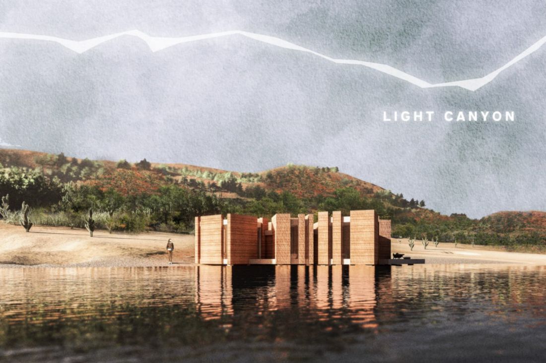 Projekt Light Canyon umieszczony jest na jeziorze Mead