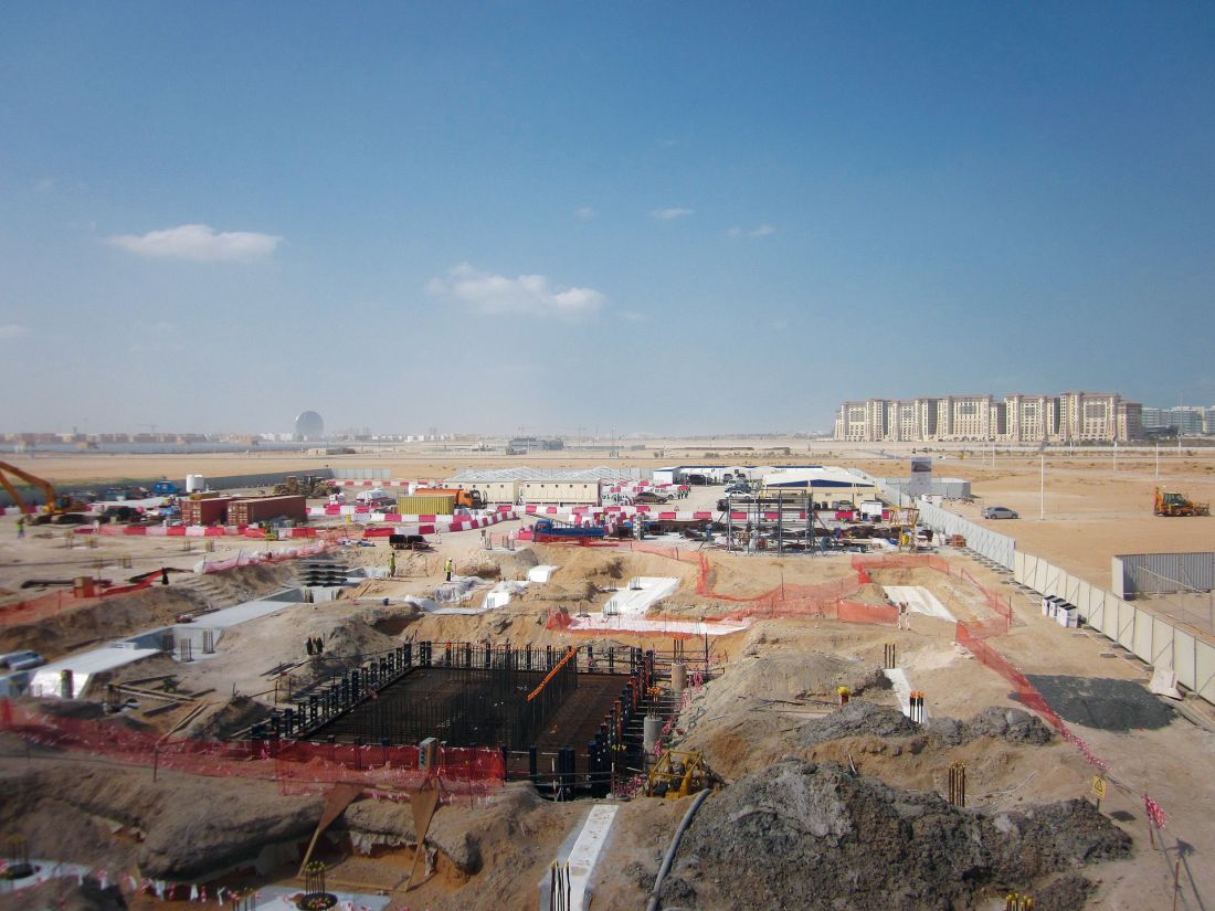 współczesne eksperymentalne „miasto przyszłości” Masdar znajduje się w Zjednoczonych Emiratach Arabskich