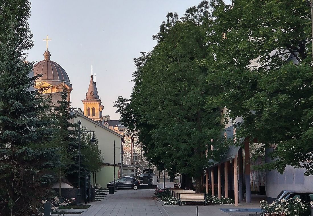Pasaż Róży, przestrzeń publiczna przebudowana w ramach zmian w obszarze 4 Projektu Rewitalizacji Obszarowej Centrum Łodzi