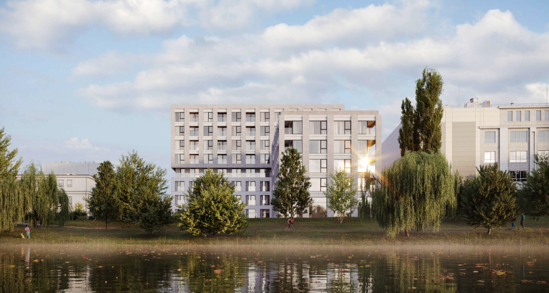 Widok od strony Jeziora Kamionkowskiego