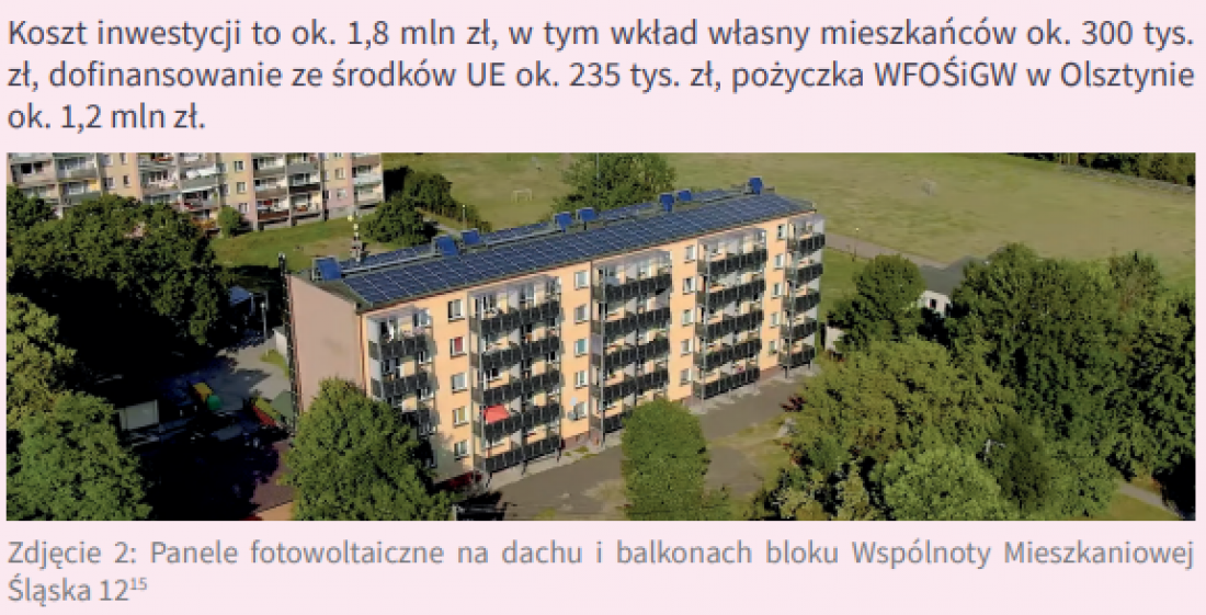 przykład inwestycji zaprezentowany w poradniku