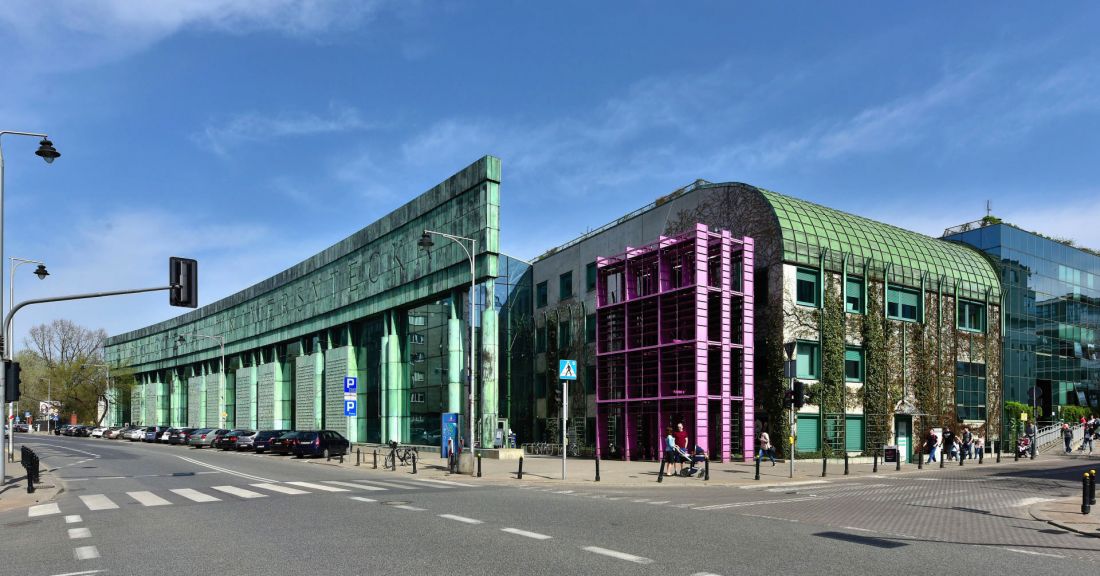 budynek Biblioteki Uniwersyteckiej w Warszawie