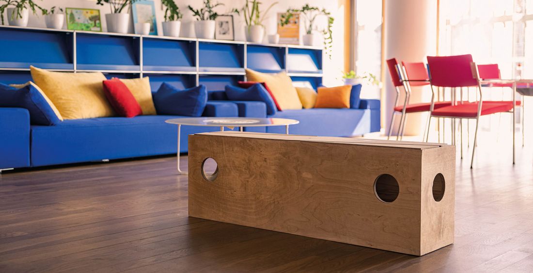 ławka, moduł instalacji Benches fot.: Andrzej Stawiński