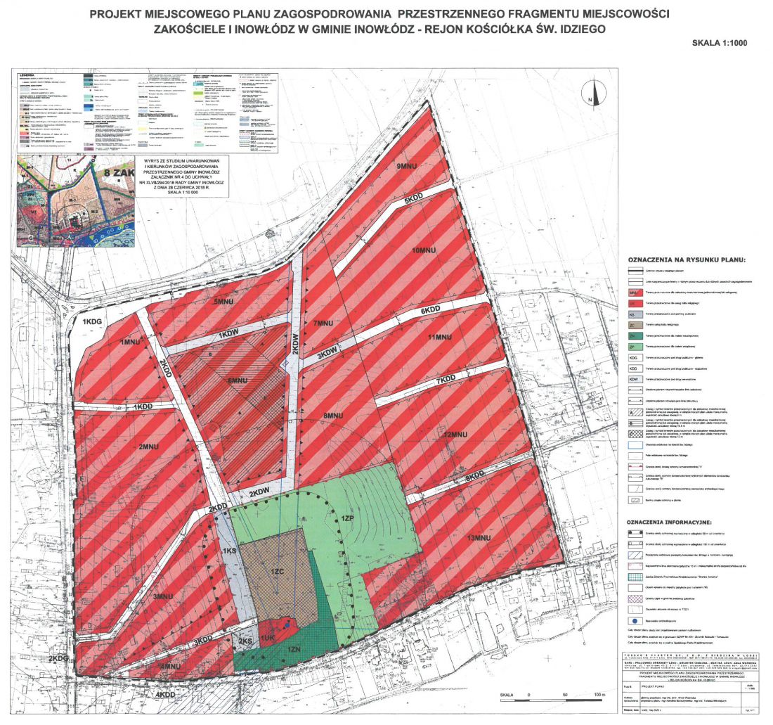 Projekt Miejscowego Planu Zagospodarowania dla otoczenia Kościoła Św.Idziego