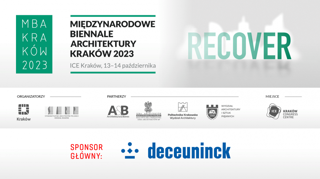 Deceuninck partnerem głównym Międzynarodowego Biennale Architektury 2023