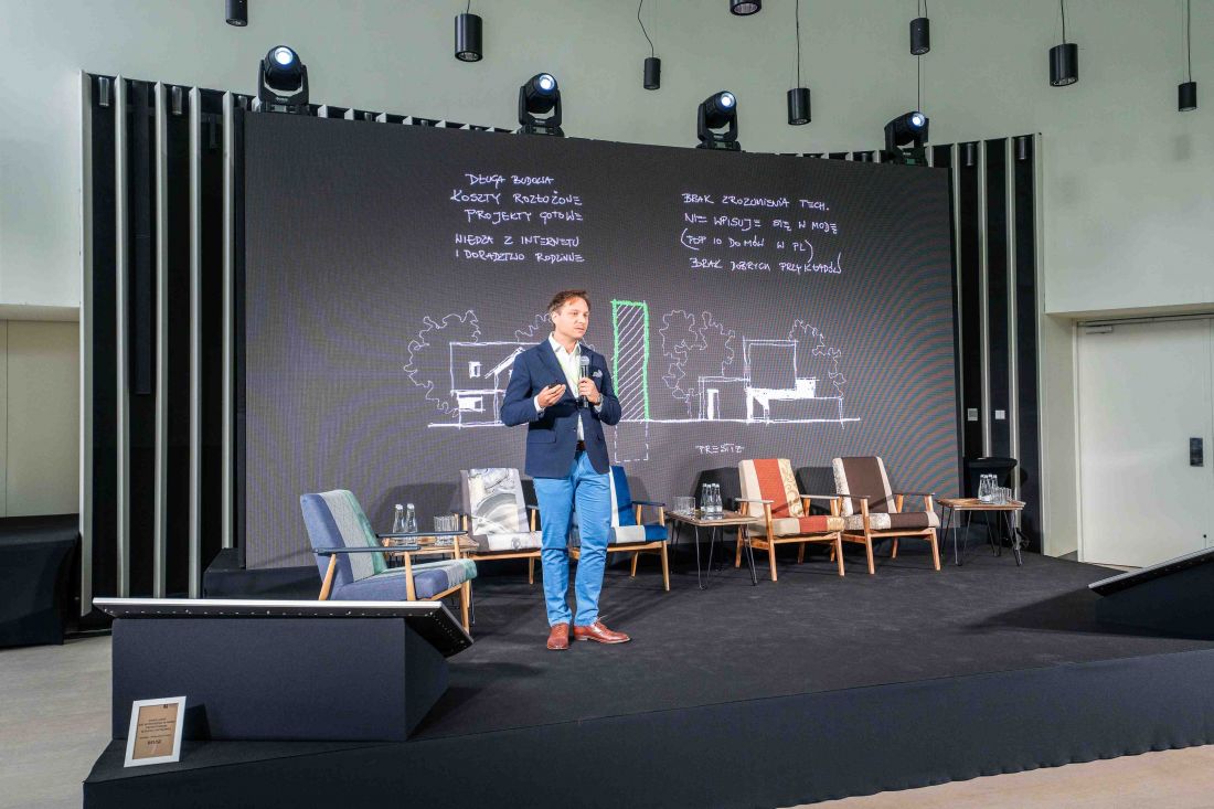 o roli architektury w dążeniu do zrównoważonego rozwoju mówił Bartosz Dendura