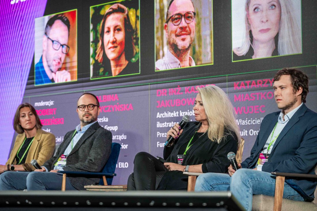 Od lewej: Balbina Gryczyńska, Kasper Jakubowski, Katarzyna Miastko-Wujec, Robert Brzeziński