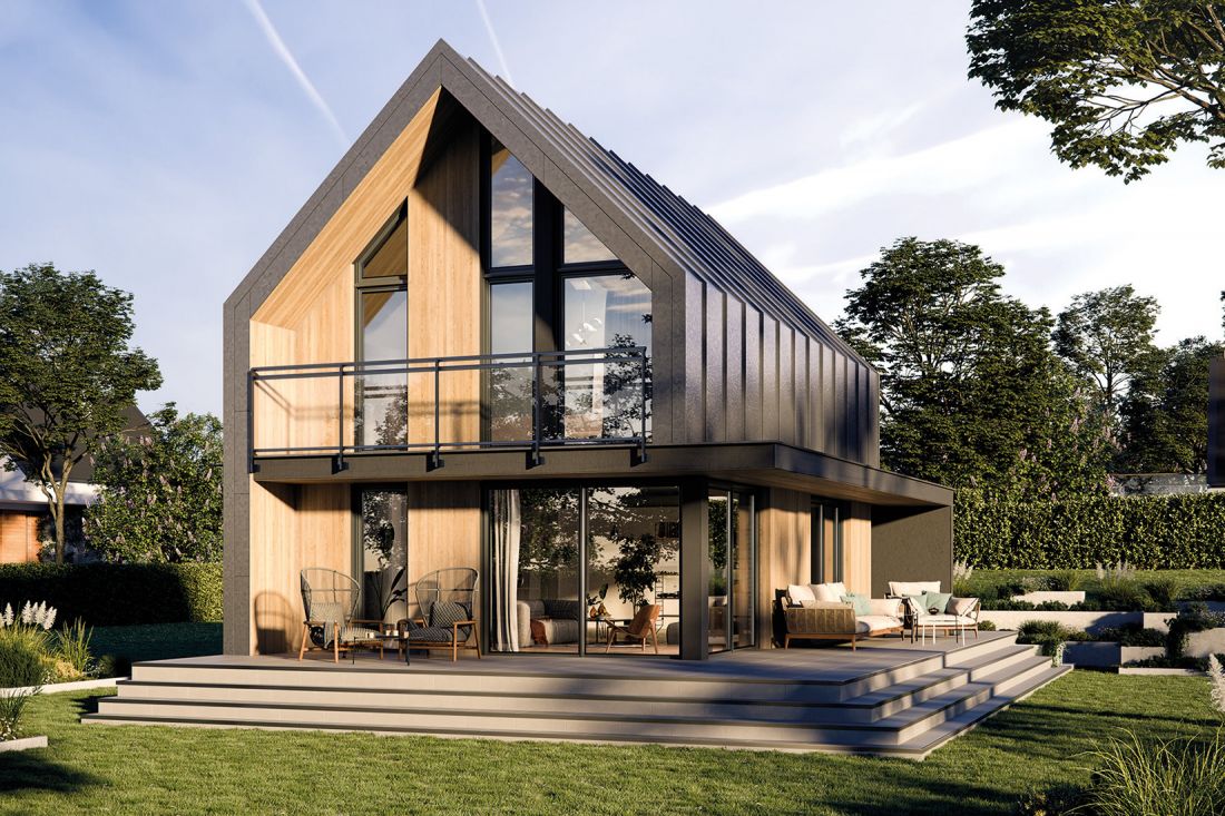 Profil schodowy SW + balustrada aluminiowa