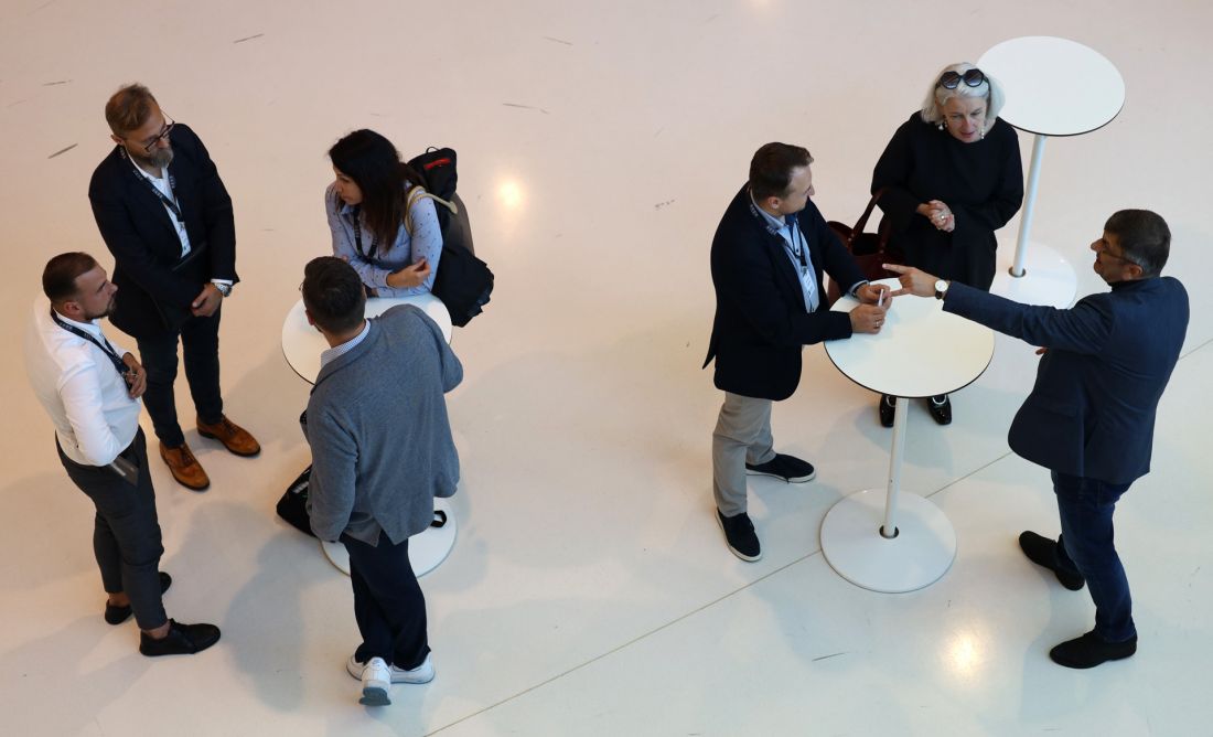 podczas biennale odbył się też speed dating - w ramach którego prelegenci mogli rozmawiać z goścmi