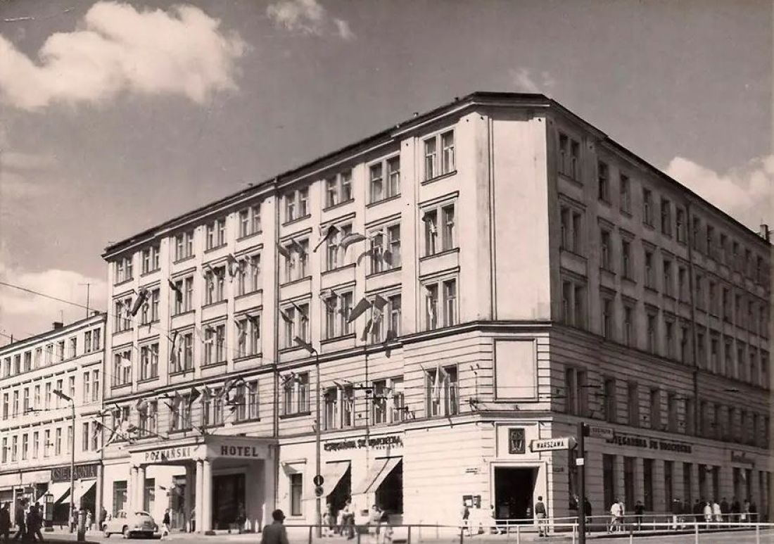 Hotel Poznański (dawny Ostland, de Rome). lata 60. XX wieku 