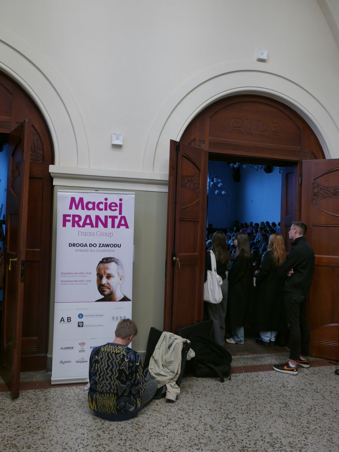 Wykład Macieja Franty na PWr