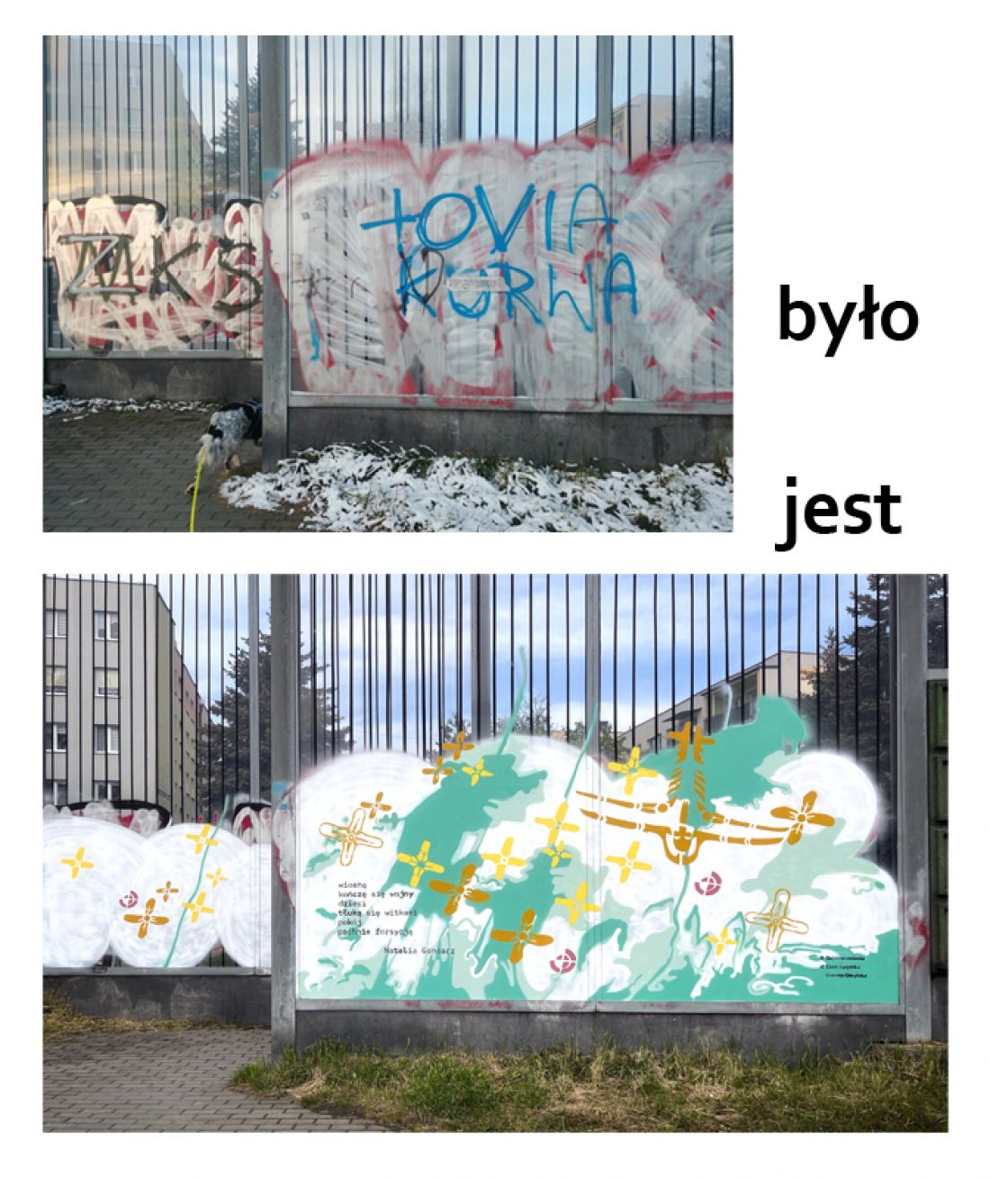 docelowo w dziesięciu miejscach znikną wulgaryzmy na rzecz wierszy