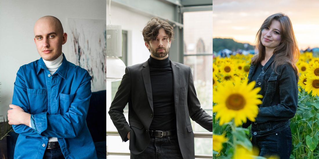 Od lewej: Krzysztof Afeltowicz, Michał Pietrusiewicz, Nikola Bukowiecka, 