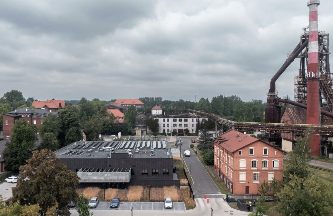 widok na teren Huty Pokój w Rudzie Śląskiej