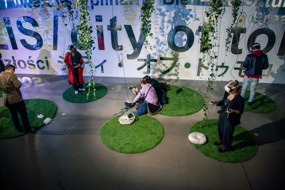 instalacje na Biennale Kultura Futura w Małopolskim Ogrodzie Sztuki w Krakowie