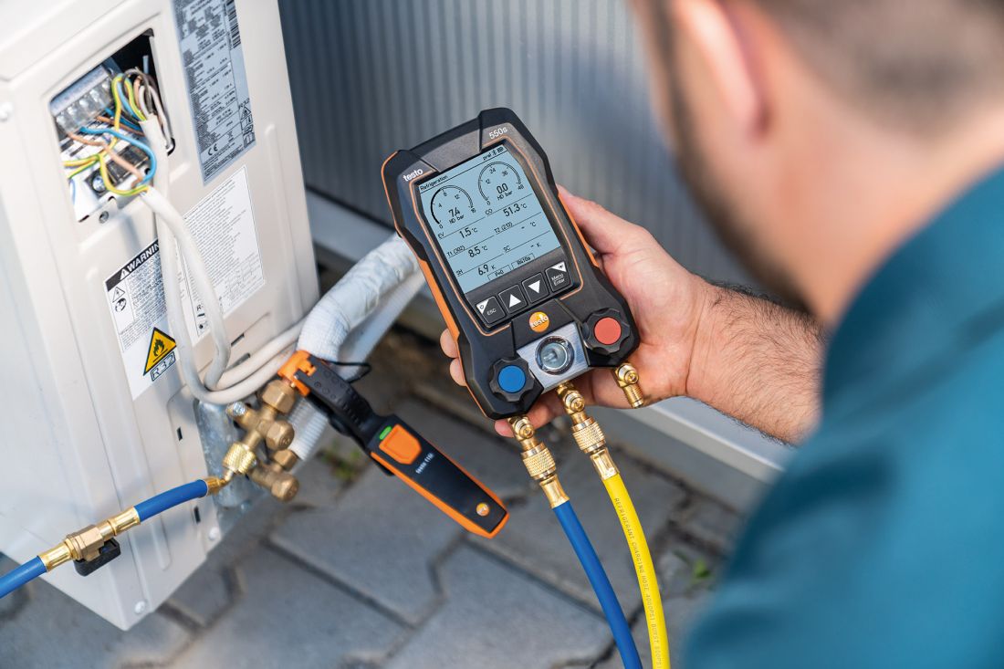 Elektroniczna oprawa zaworowa testo 550s
