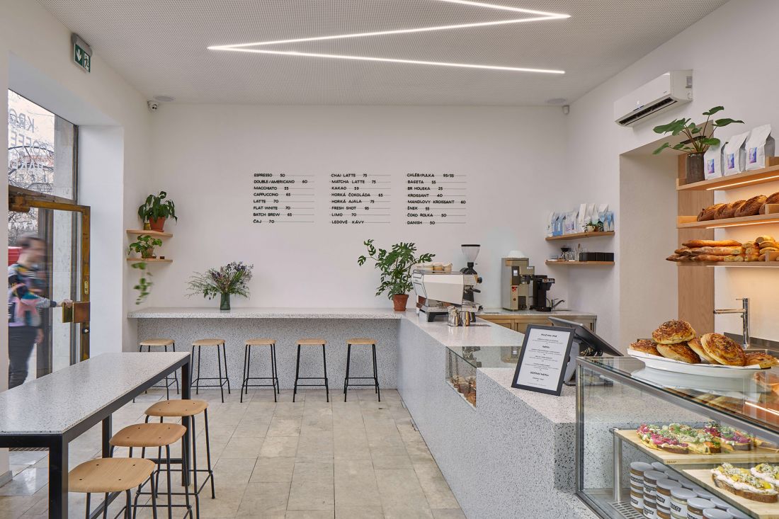 Staron® – Kro bakery, Praha. Design NEUHAUSL HUNAL. Photo R. Ulehla