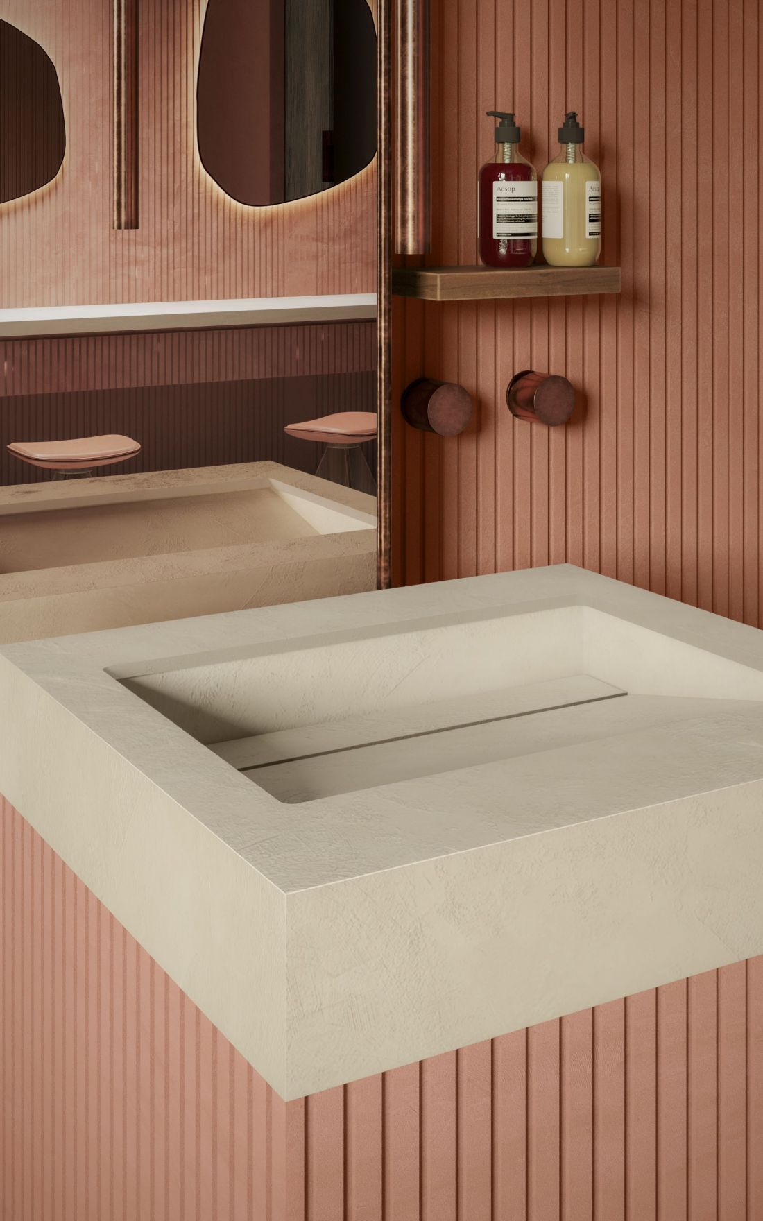 Dekton Ukiyo, pierwsza kolekcja ryflowanych okładzin projektu Claudii Afshar