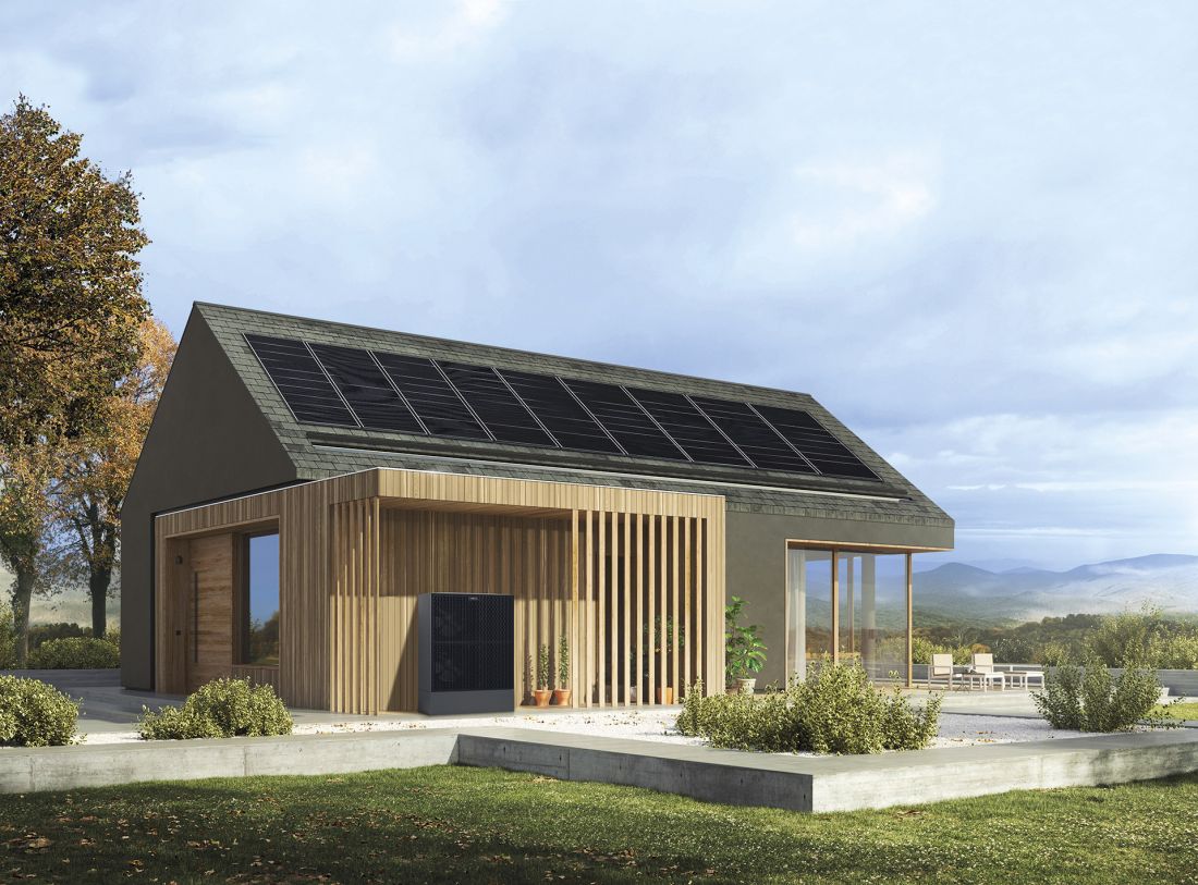 Moduły fotowoltaiczne Vitovolt 300 umożliwiają efektywne wykorzystanie prądu z energii słonecznej na potrzeby własne, a instalacja podgląd uzysku przez Internet, m.in. na urządzeniach mobilnych.