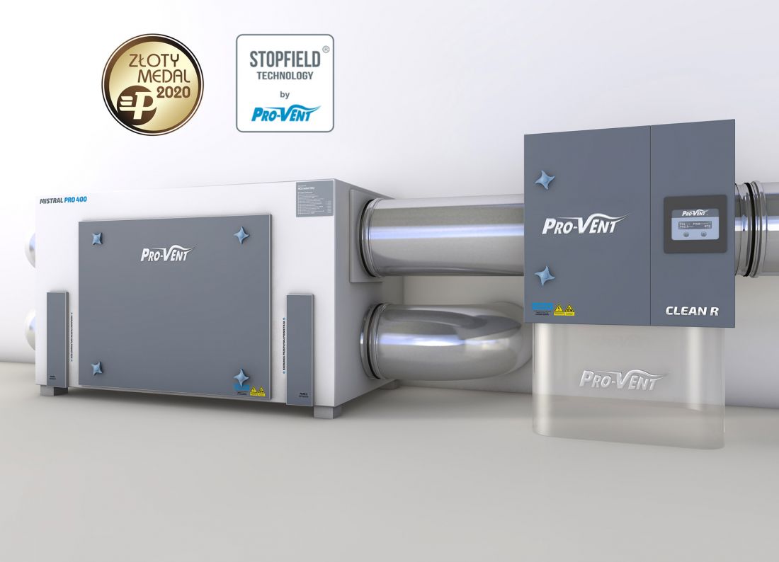 Elektrofiltr PRO-VENT CLEAN R. Stworzyliśmy barierę, która nawet w 99,95% oczyszcza napływające do budynku powietrze