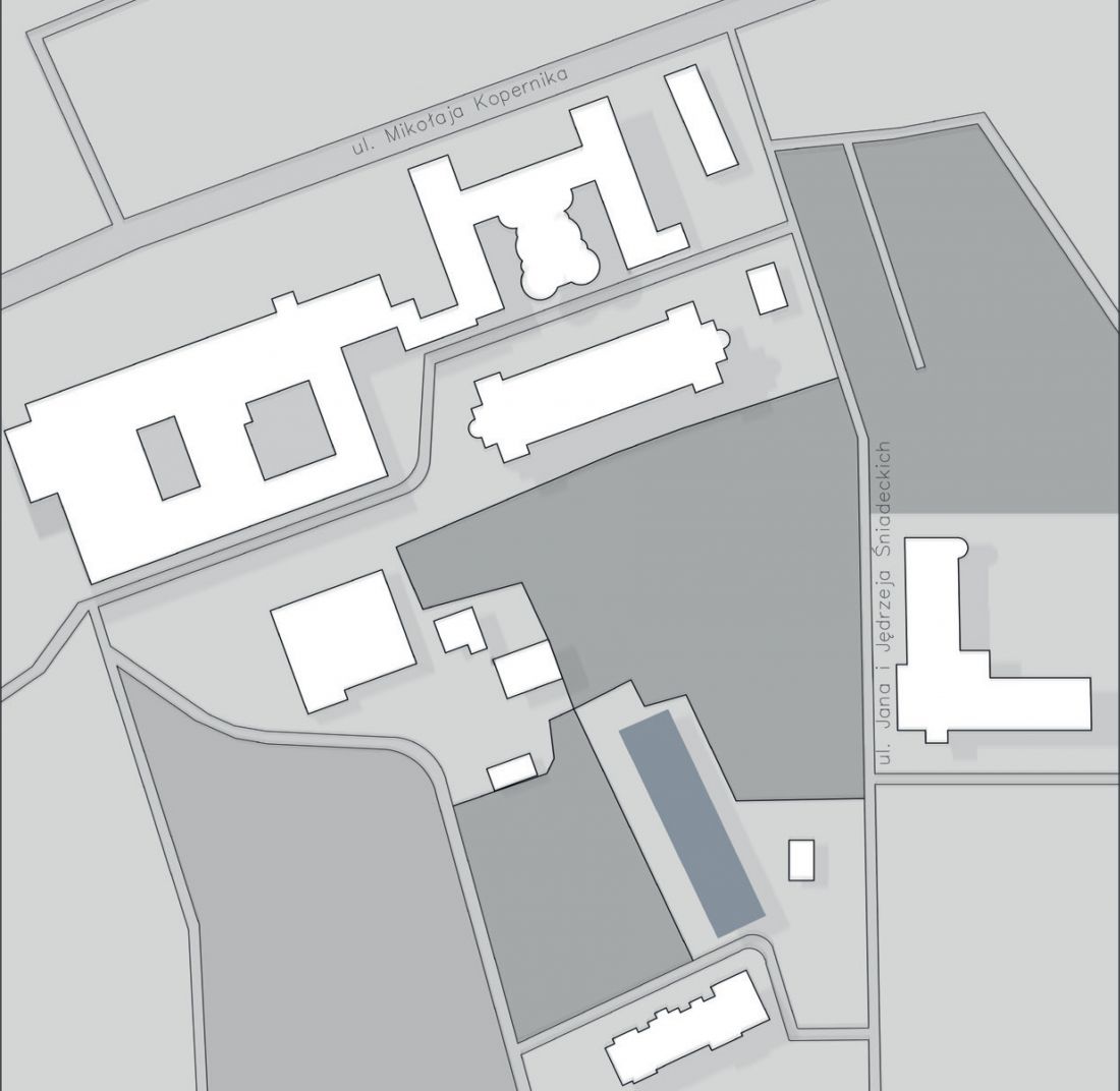  Plan sytuacyjny, dzielnica Wesoła