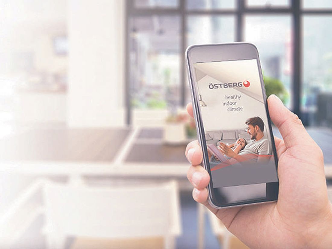 W standardzie każda centrala wentylacyjna Östberg wyposażona została w sterowanie Wi-Fi