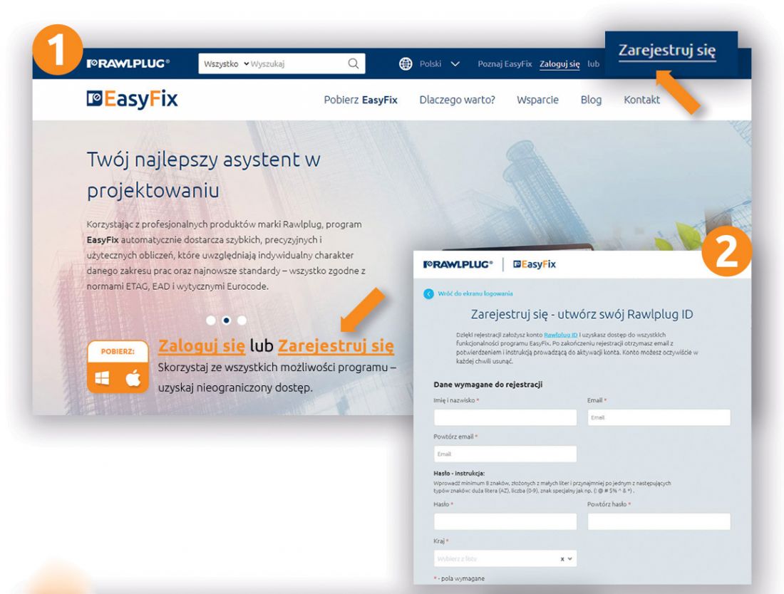 EasyFix – nowatorska aplikacja do projektowania zamocowań od Rawlplug