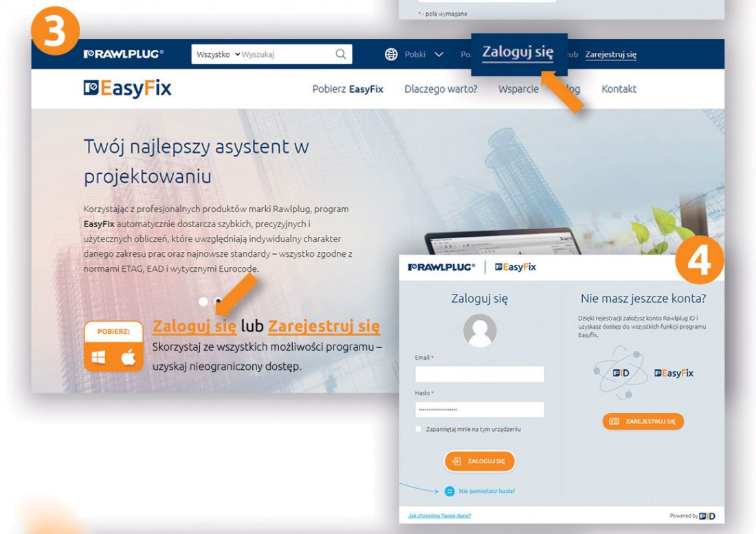 EasyFix – nowatorska aplikacja do projektowania zamocowań od Rawlplug