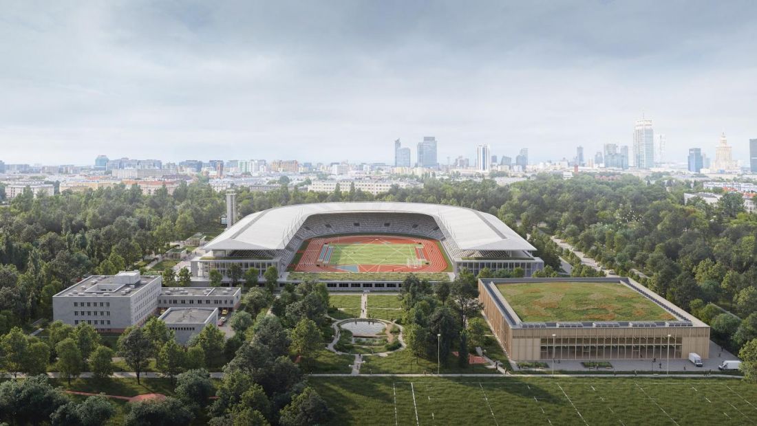 Wizualizacja centrum sportowego