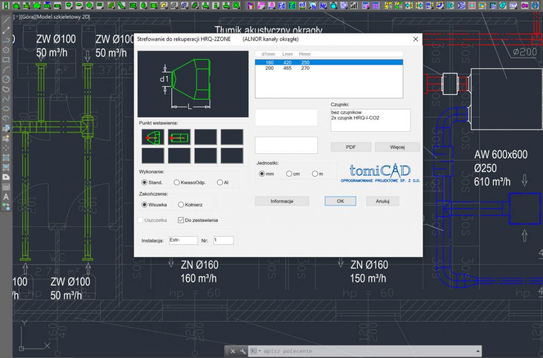 Program WENTYLE pozwala na precyzyjny dobór produktów do Twojej instalacji