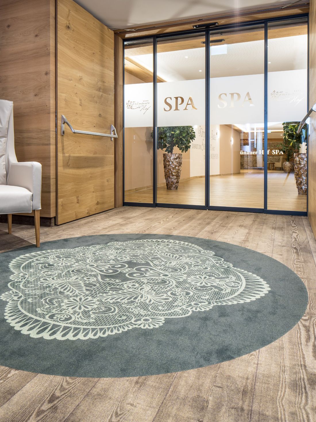Dywan drukowany indywidualnie – SPA 