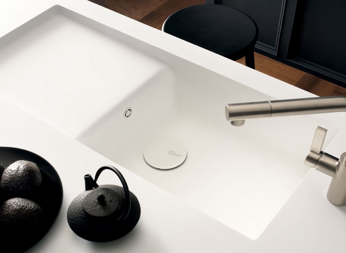 Umywalka Corian® Design w kolorze Glacier White