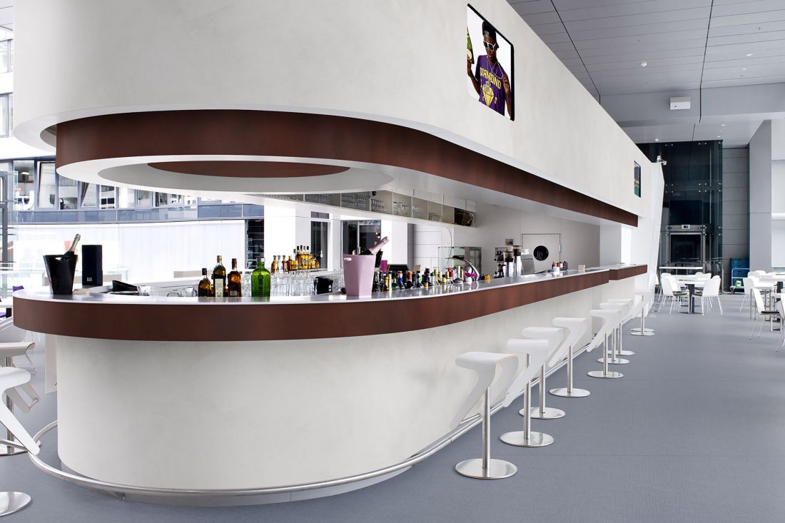 Podłoga - Altro Orchestra, Rw = 15 dB Bar - Altro Whiterock Wall Designs