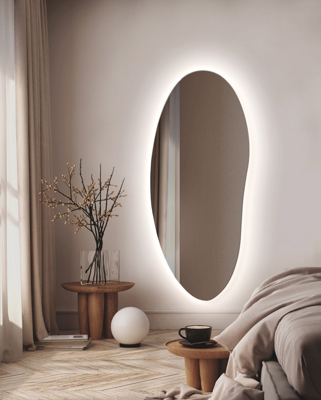 Lustro podświetlane EDVARD LONG LED