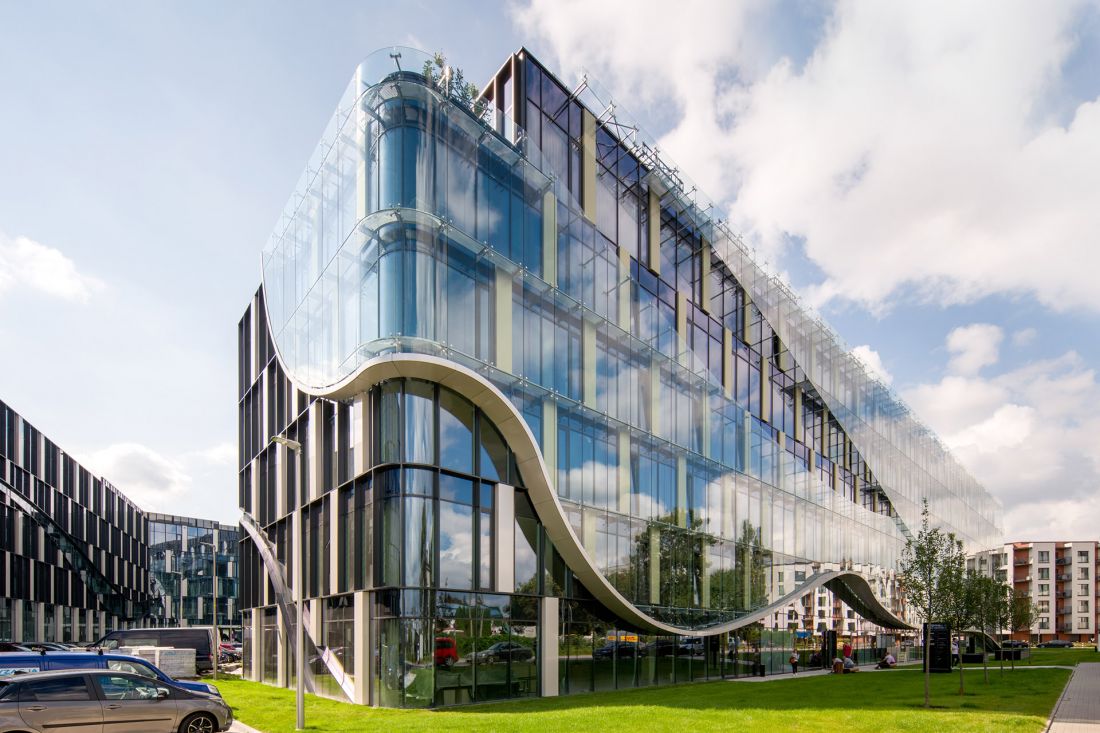 Ocean Office Park B, Kraków, projekt: Cavatina Architects 