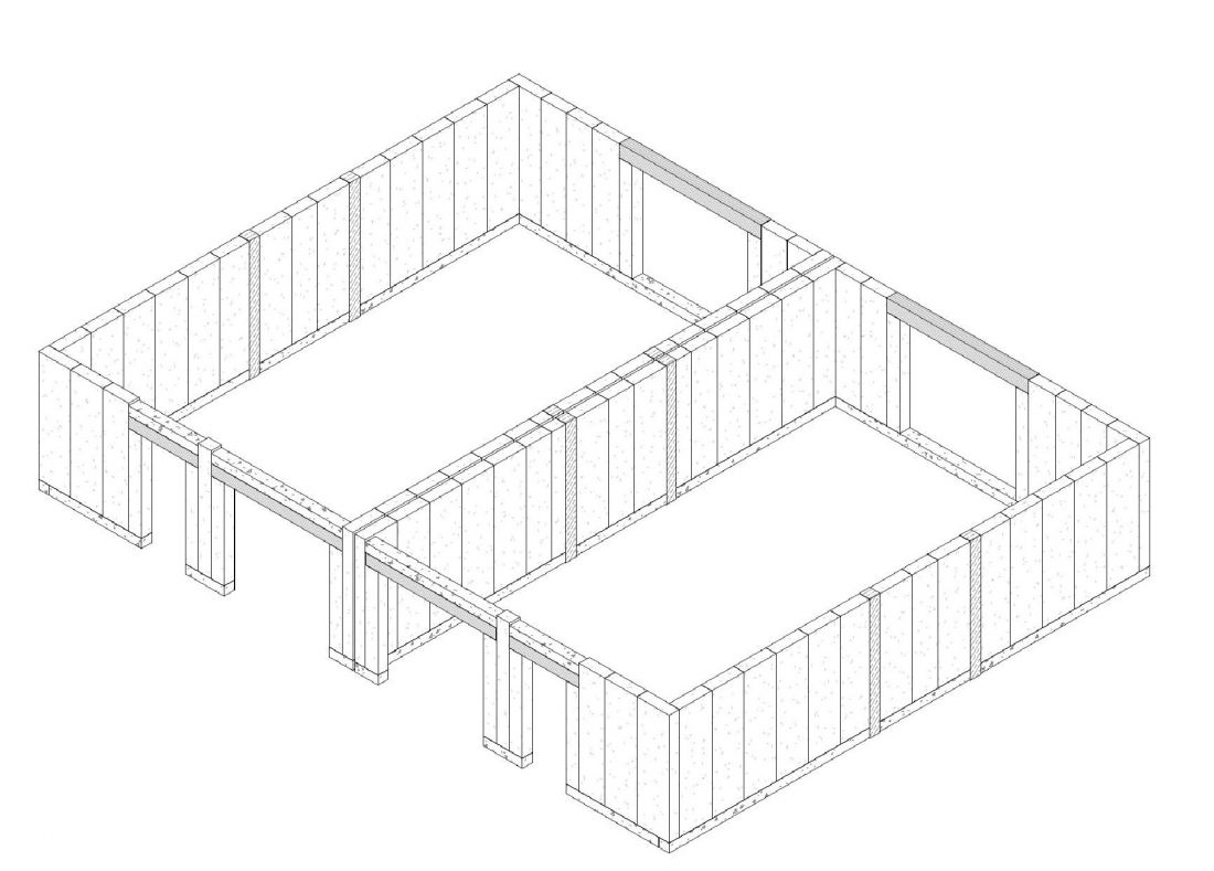 Konstrukcja budynku z paneli ściennych Ytong Panel SWE jest opracowywana przez dział projektowy BIM Xella Polska