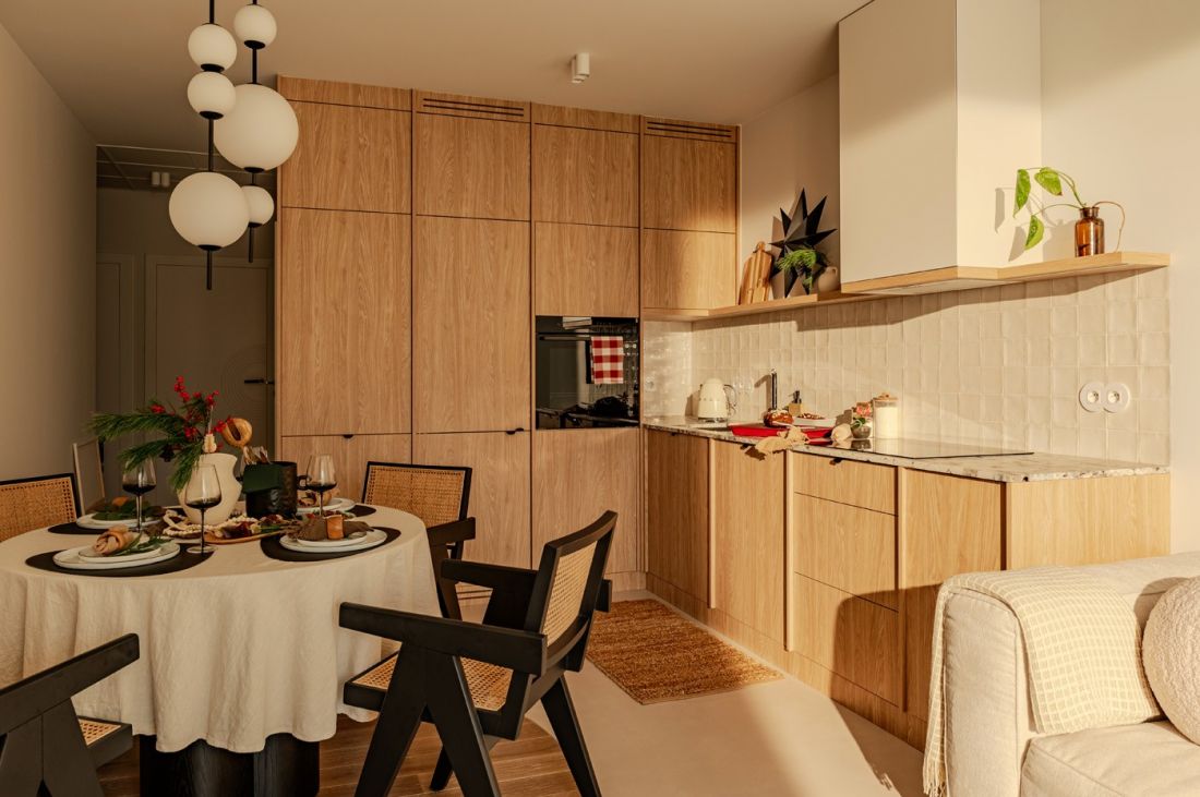 Wnętrze łączy duńskie hygge i koncepcję less is more