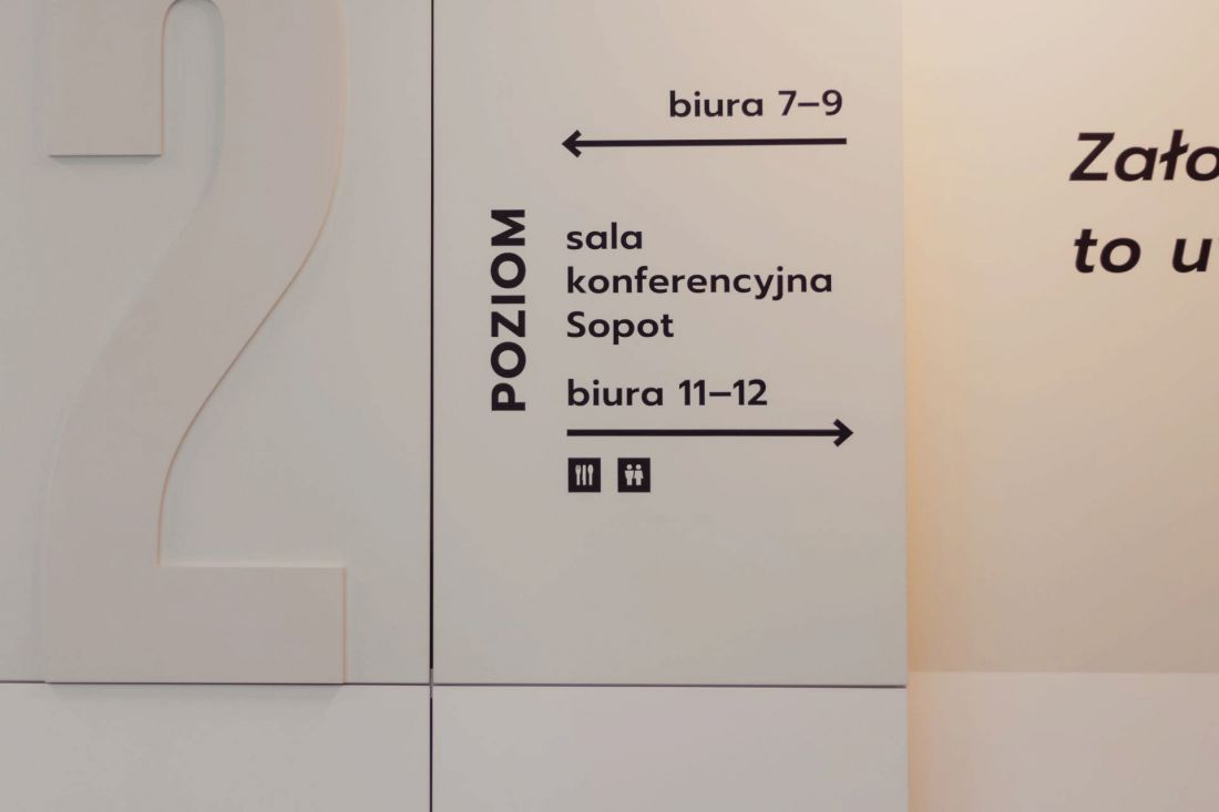 projekt wayfindingu stworzyła Anna Gawron
