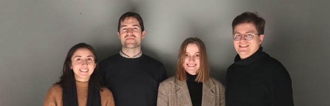 Zespół projektowy, od lewej: Sarita Poptani, Guðni Asgeirsson, Marta Lata, Mateusz Pietryga
