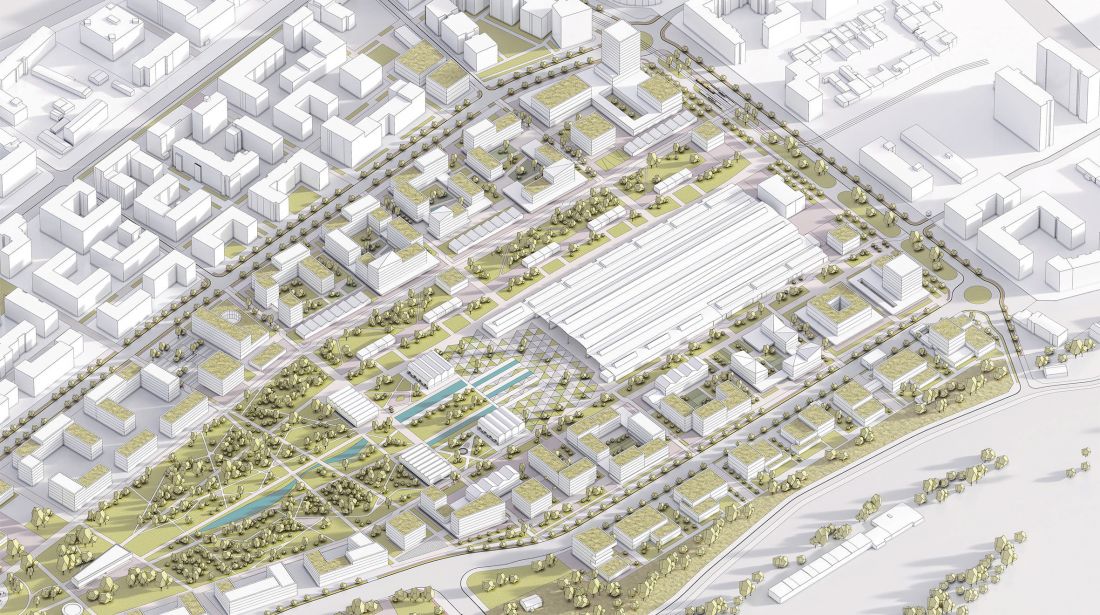 III Nagroda; Oddziaływanie sensoryczne tkanki miejskiej. Redefinicja dominanty przestrzennej w strukturze urbanistycznej na przykładzie projektu wielofunkcyjnego założenia urbanistycznego w Warszawie