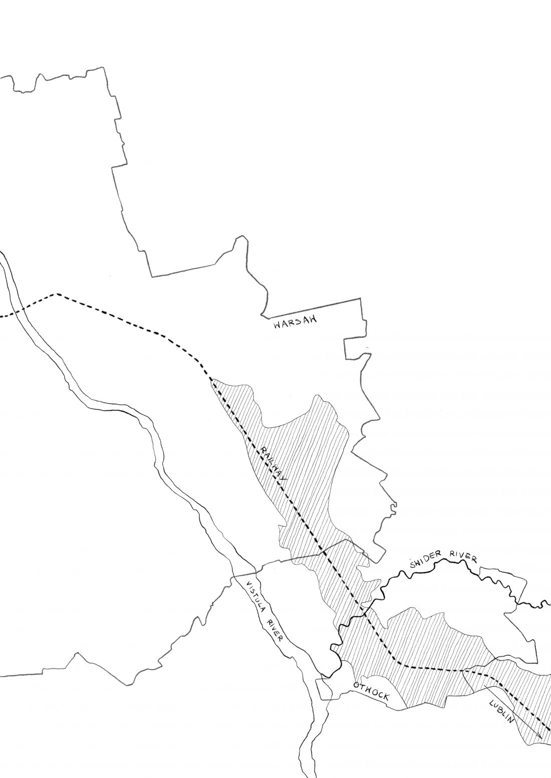 Mapa terenu projektu