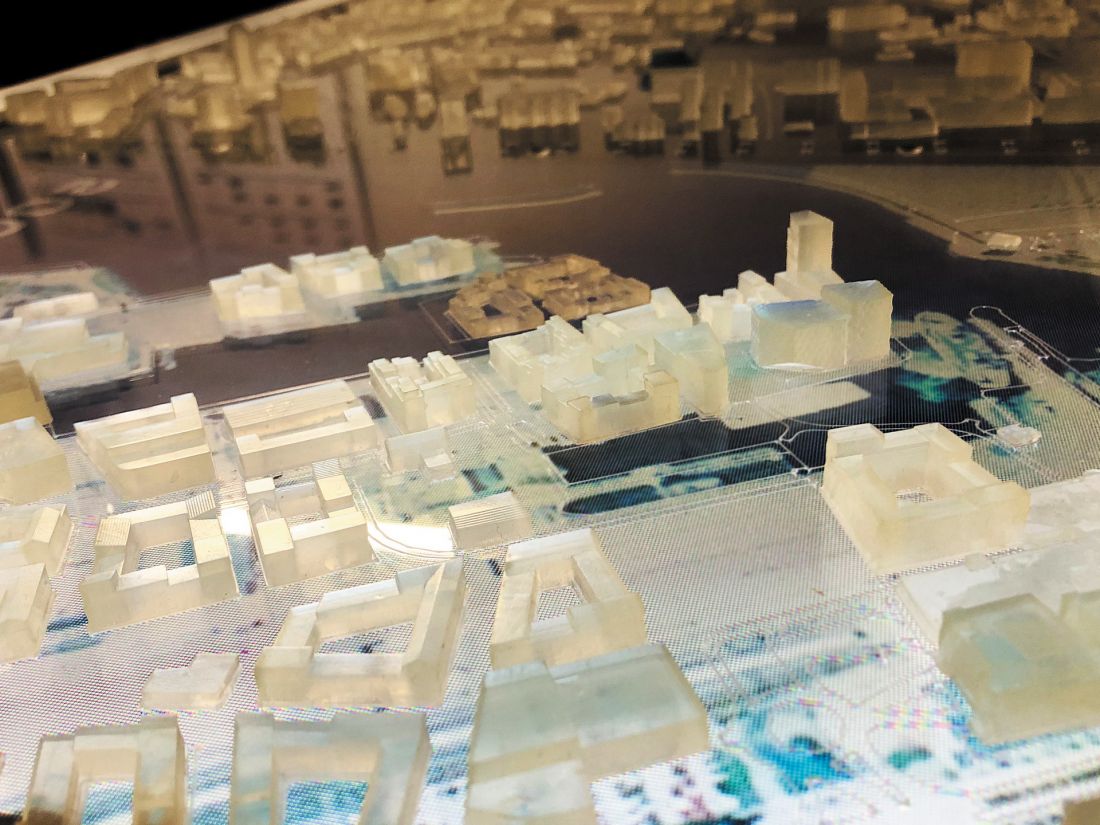 model hybrydowy wykonany dla Urzędu Miasta Helsingborg w Szwecji przez pracownię Horizone Graphics we współpracy z Reaktor 48 i City