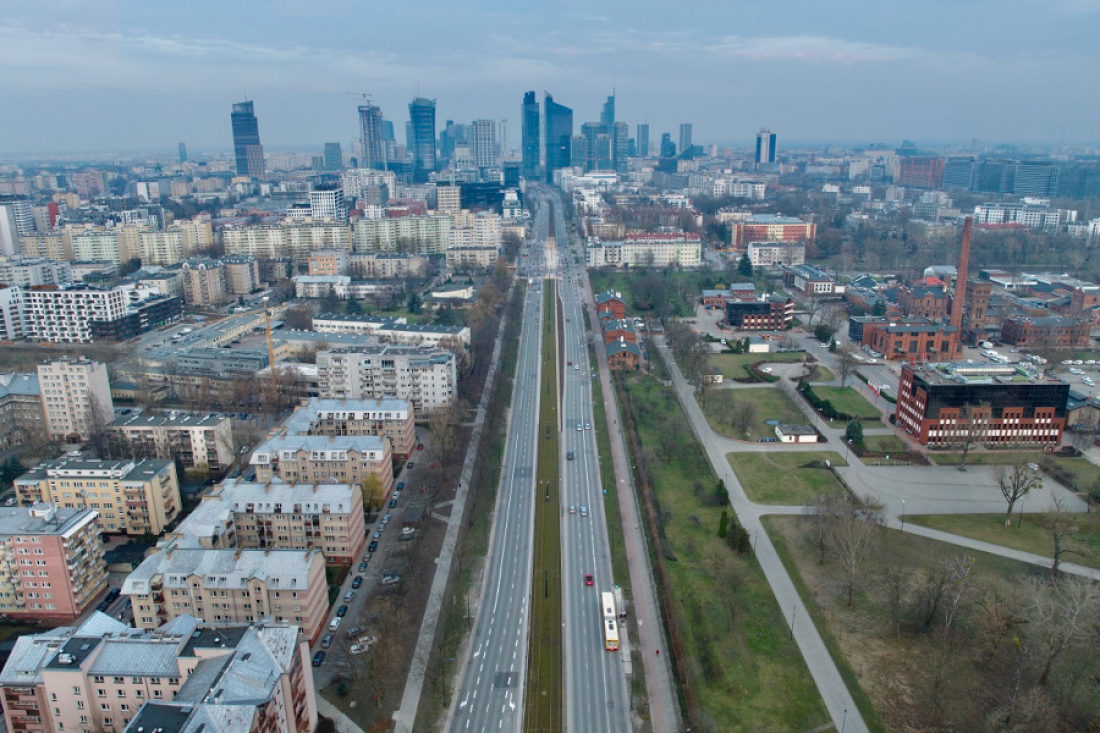 Trasa tramwajowa na Kasprzaka
