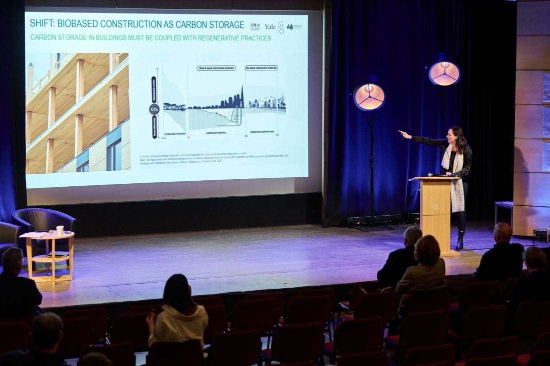 prof. Anna Dyson (Yale Schools of Architecture and Environment); biobudownictwo jako magazyn dwutlenku węgla
