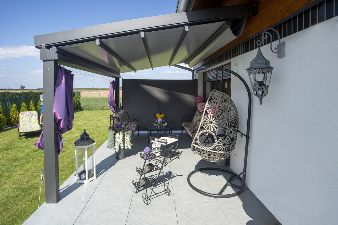 Pergola Solid i Markiza Bora